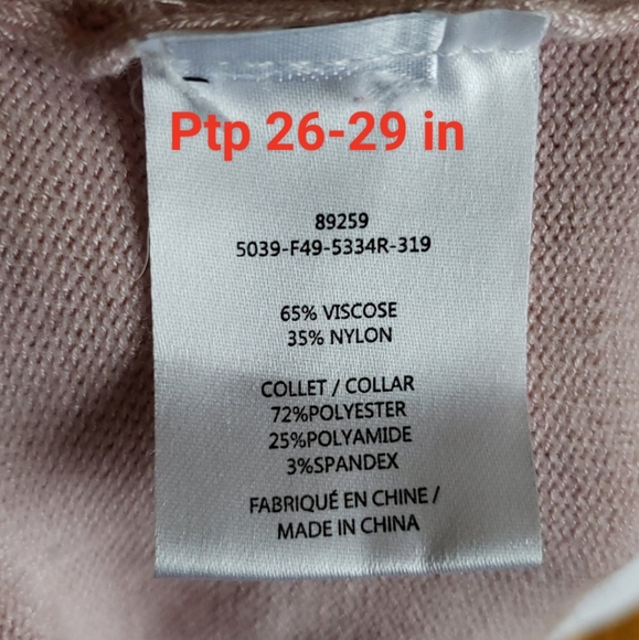 NWOT LAURA PLUS Pearled Sweater Shirt Sz 18 - Picture 7 of 7